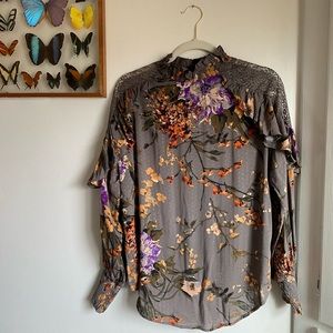 Floral Top with Cute Detailing